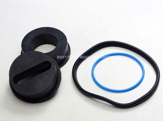 Silicone molded part